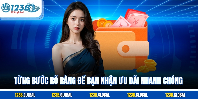 Từng bước rõ ràng để bạn nhận ưu đãi nhanh chóng