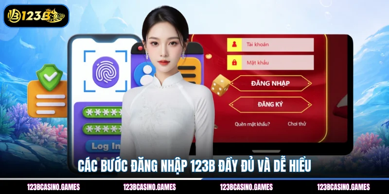 Đăng Nhập 123B 1 Các bước đăng nhập 123B đầy đủ và dễ hiểu